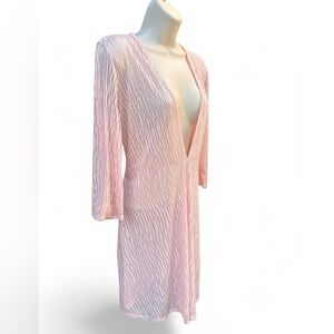 Jordan Taylor Pink Plunge Swim Cover Up Medium USA
